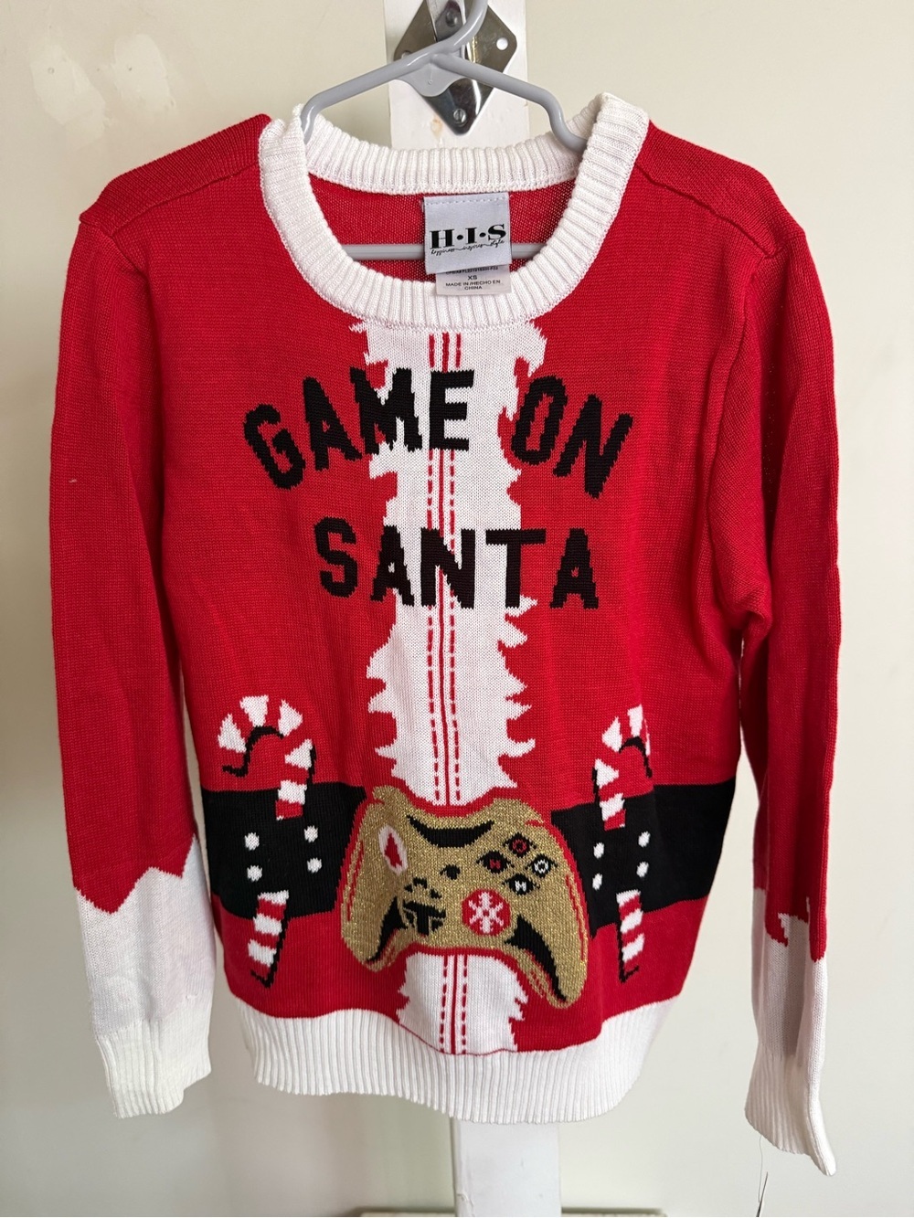 NWT Game on Santa Christmas Sweater